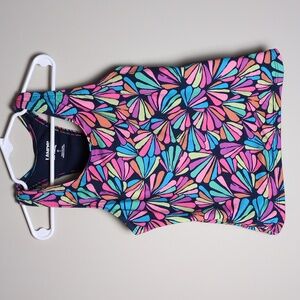 Lands End Girls Tankini Swim Top Size 8